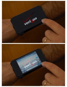 verizon wrist touch band