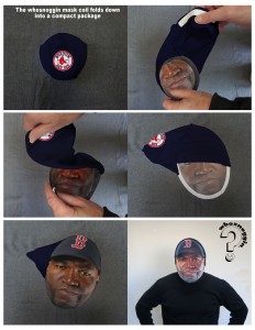 whosnoggin mask baseball