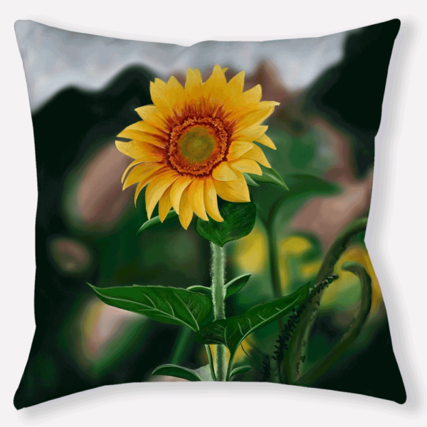 Pillow-sunflower