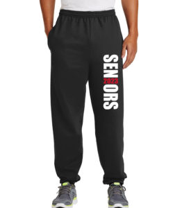 Seniors Logo Black Joggers Sweatpants