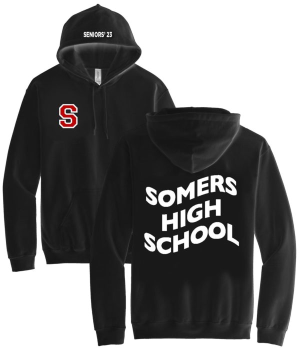 Somers High School Pullover HoodieBK