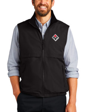 J7490 Reversible Charger Vest BLACK
