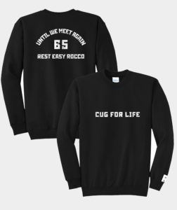 cug for life Crewneck Sweatshirt black vintage