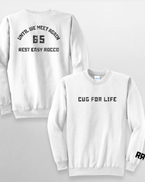 cug for life Crewneck Sweatshirt white