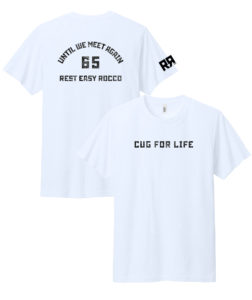 cug for life white tee